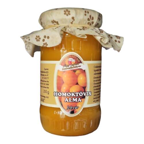 200g Glas Homoktövis-Apfelmarmelade, ein ungarisches Sanddorn-Apfel-Konfitüre