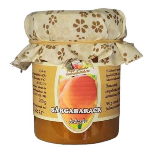 200g Aprikosenmarmelade, Sárgabarack lekvár