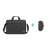 Natec Wallaroo 2 Laptoptasche und drahtlose Maus Set, schwarz