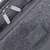 RivaCase 7930 15.6 inch laptop bag, grey, close-up of zipper and logo