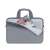 RivaCase 7930 15.6 inch laptop bag, grey, open view with laptop inside