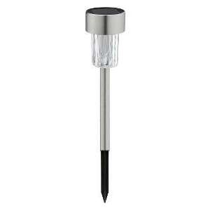 Retlux RGL 101 Solar-Gartenleuchte, Edelstahl und Kunststoff, warmweißes LED, IP44 wasserdicht