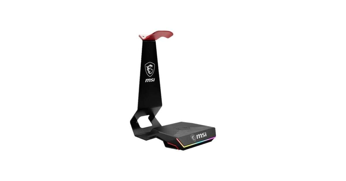 MSI HS01 Combo QI charging headset stand