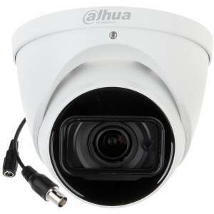 Dahua HAC-HDW1500TMQ-A Turret security camera, white, front view - Security Camera