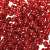 Red beaded garland, 10 meters long, 8 mm beads, Springos