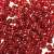 Red beaded garland, 10 meters long, 8 mm beads, Springos