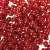 Red beaded garland, 10 meters long, 8 mm beads, Springos