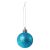 Springos blue glitter Christmas tree ornament, 4cm