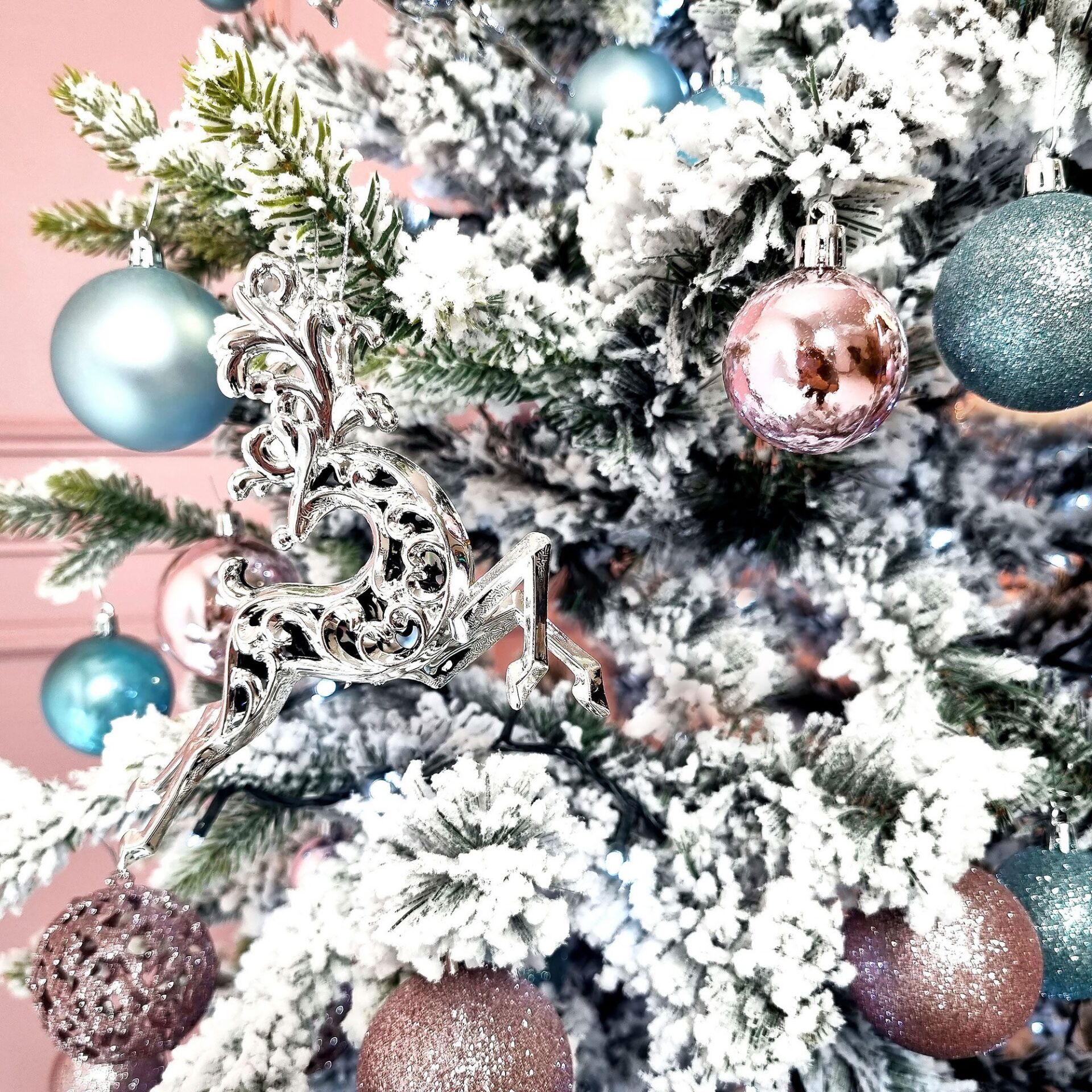 Springos Karácsonyfa gömbök 5 cm 30 db.