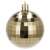 Goldene Discokugel Weihnachtsbaumkugel, 6 cm