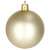 Goldene Weihnachtsbaumkugel, 6 cm, matt