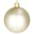 Goldene Weihnachtsbaumkugel, 6 cm, matt