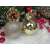 Gold Christmas tree baubles, 6 cm, Springos