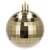 Gold Christmas tree bauble, 6cm, disco ball
