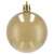 Gold Christmas tree bauble, 6cm, shiny