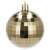 Gold Christmas tree bauble, 6cm, disco ball