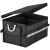 Springos Black Car Trunk Organizer with Open Lid, Collapsible Storage Box