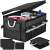 Springos 1m3 car organizer with lid open, showing compartments and pockets, filled with tools and other items