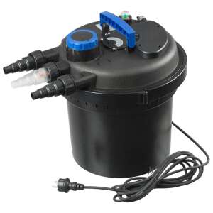 Ubbink BioPressure 6000 Teichfilter mit UV-C-Einheit, schwarz, 9W - Teichfilter