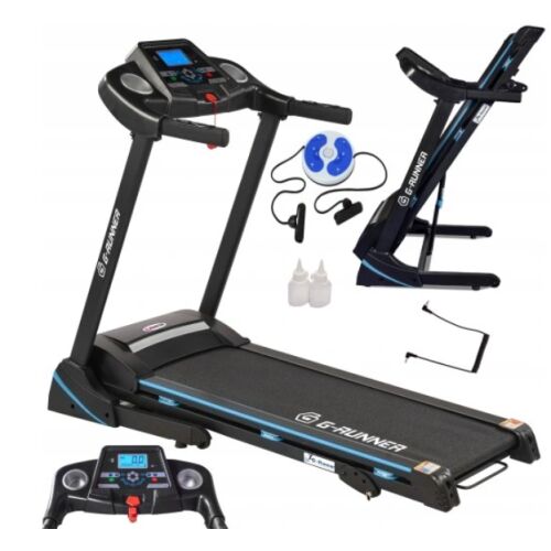 G-Runner 420 Classic Składana Elektryczna Bieżnia z Akcesoriami #czarny 141531853