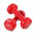 Pair of 1kg dumbbells for fitness training