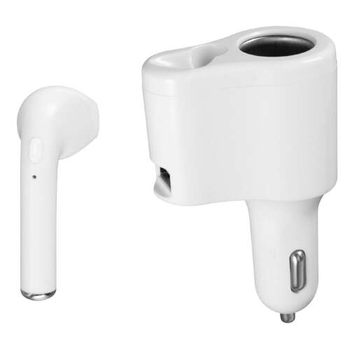 Sal BT SABT 31 Weißes Bluetooth Headset und Autoladegerät Combo