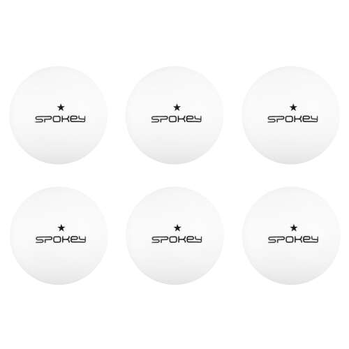 Piłki do tenisa stołowego Spokey Lerner, białe, 6-pak