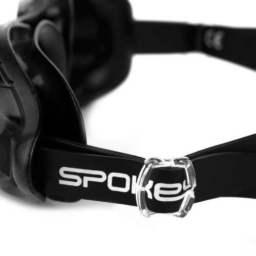 Spokey Dolphin swimming goggles, black, with adjustable strap