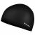 Silicone swimming cap black Spokey SUMMER CUP 72969644