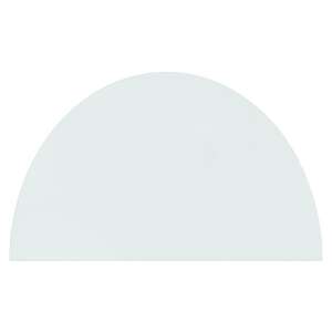 vidaXL 1000 x 600 mm félkör alakú kandalló üveglap - Kandalló & Kályha alátét