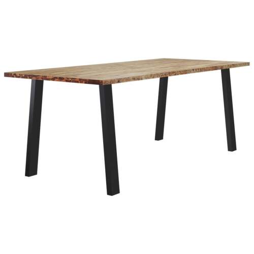 vidaXL Akácfa Étkezőasztal - 200x90x75 cm