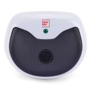 Swissinno Mini Ultrasonic Pest Repeller, white, front view - Rodent repellent