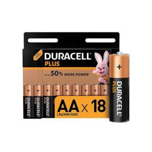 Duracell Plus AA batteries, 18 pack, long lasting power - Battery