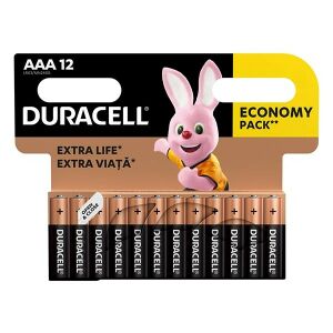 Duracell AAA Elemek, 12 darabos gazdaságos csomag - Duracell