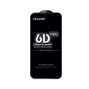 Veason 6D Pro tempered glass screen protector for iPhone 12/12 Pro - Samsung Screen Protector