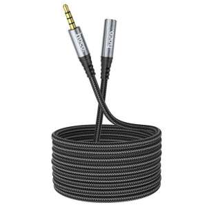 Hoco 3,5 mm Audio-Verlängerungskabel, 2 m lang, schwarz - Hoco