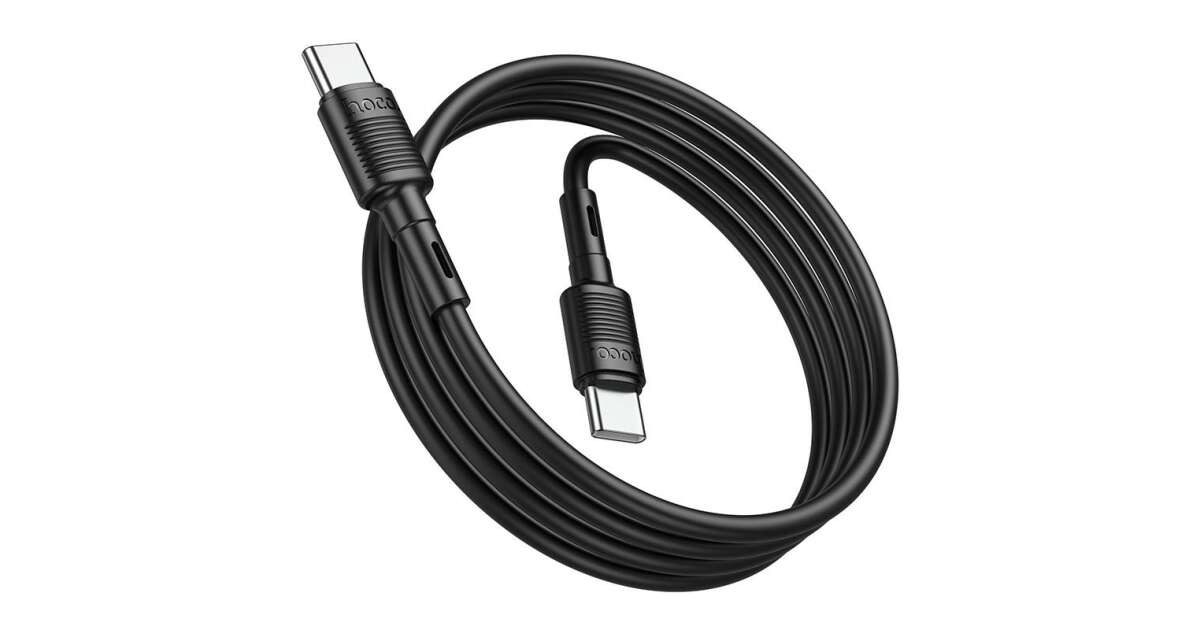 HOCO X83 VICTORY USB TYPE-C / TYPE-C KABEL 60W 1 METER SCHWARZ 73024979