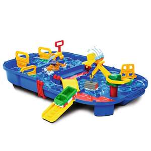 AquaPlay LockBox water playset with boats, crane, and other accessories - Pool and Beach Toy