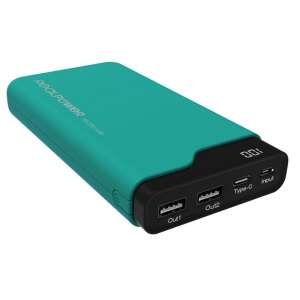 RealPower PB-15000C Power Bank 15000mAh zielony (243968) 73038256 - Artykuły techniczne i elektronika
