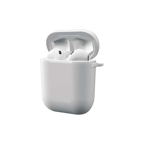 TERRATEC ADD tok Apple AirPods-hoz, fehér, vezeték nélküli töltő tok