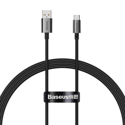 Baseus Superior 100W USB to USB-C cable, black, 1 meter