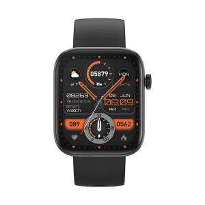 Colmi P71 smartwatch in black, featuring a large touchscreen display, heart rate monitor, and more than 100 sports modes - Smartwatch