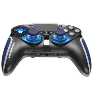 Контролер Thrustmaster eSwap X LED Blue Crystal Pack със сини и черни аналогови стикове, D-pad и дръжки - Гейминг
