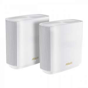 Sistem mesh WiFi ASUS ZenWiFi AX (XT9) AX7800 (2-pack) alb - Routere Wi-Fi, adaptoare