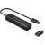 Conceptronic HUBBIES06B 4-portowy koncentrator USB 3.0 z adapterem USB-C OTG, czarny