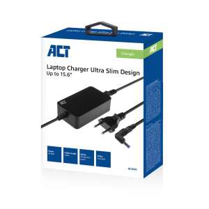 ACT AC2050 Ultra slim size laptop charger 45W Fekete AC2050 75019897 