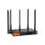 Tenda W30E AX3000 Dual Band WiFi-6 Router, black with orange accents