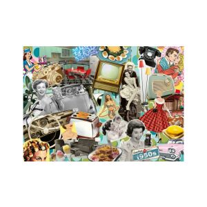 Ravensburger Az 50-es évek 1000 darabos puzzle kollázs - Puzzle