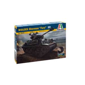 Italeri M4A3E8 Sherman Fury Harckocsi Modell - 1:35