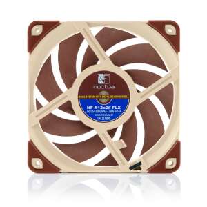 Noctua NF-A12x25 FLX 120mm PC fan, brown and beige color - Noctua